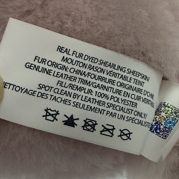 NEW UGG Fur Sheepskin Shearling Earmuffs Pink Cloud Ear Warmer OS main image 5